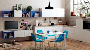 Living - sala de estar - salon Easy de Scavolini
