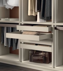 Vestidor cajoneras extraibles