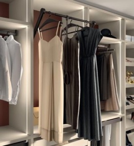 Vestidor perchero elevable