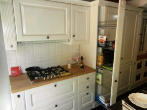 cocina baltimora exposicion mueble estanterias extraibles