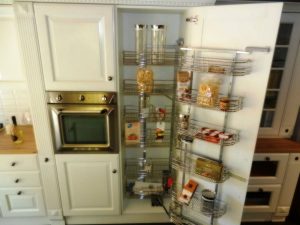 cocina baltimora exposicion mueble alto estanterias extraibles