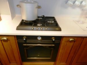 cocina favilla exposicion encimera silestone