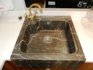 cocina favilla exposicion fregadero monobloque piedra grey