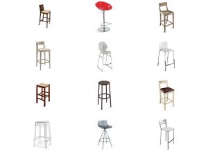 taburetes para cocina scavolini