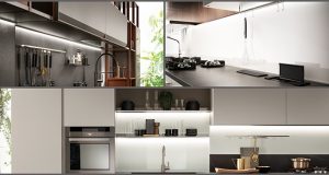 muebles de cocina con iluminacion